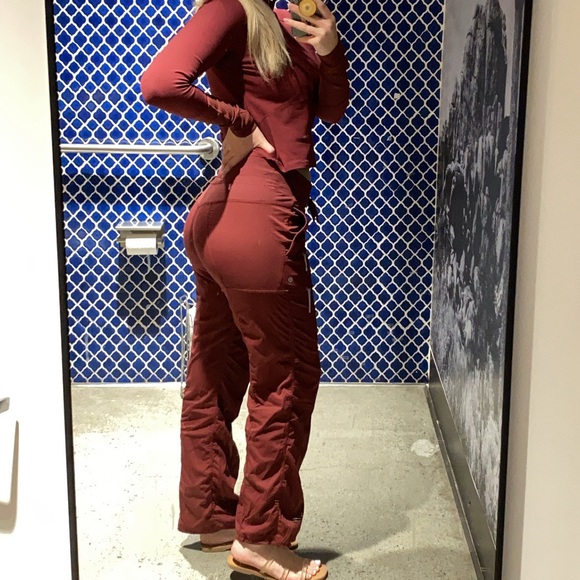 Lululemon Dance Studio Pant Burgundy - Picture 1 of 1